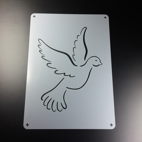 Schablone taube vogel - schablone,