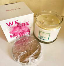 Partylite 3-Docht-Duftwachsglas Almond Pear Tart / Mandel-Birnen-Tarte NEU