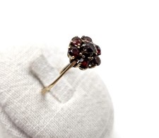 Vintage Granat Ring 333 Gold 8kt Böhmischer Granat RW 56 Art.-Nr:2051