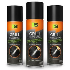 Spraytive 3x500ml Grill-Pflegespray Trennspray Anti-Haft Grillrost Gusseisen