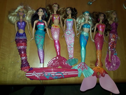Set barbie puppen - 7-er-set, barbie-puppen