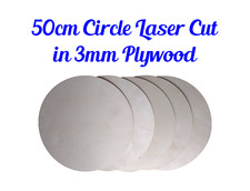 50 cm Holz Kreis Scheibe