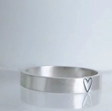 Liebe Herz Ring Sterlingsilber