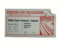 Ticket FDGB Pokal Finale 1979