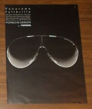 Seltene Werbung vintage PORSCHE DESIGN Panorama Faltbrille by CARRERA 1988
