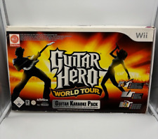 Nintendo Wii Guitar Hero Gitarre World Tour - Original - Mit Spiel/ Mik.- in OVP