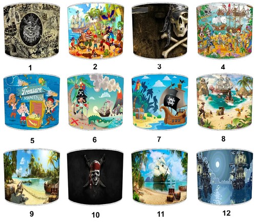 Pirates schatz lampenschirme - pirates,