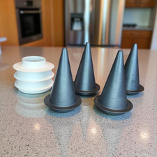 TUPPERWARE  H40 ULTRA-PRO CORNETTI BACKEN EINFRIEREN TEIGRAD