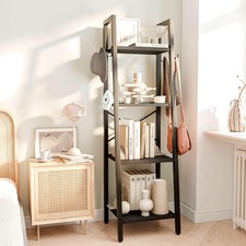 Regal Leiterregal Holz Metall