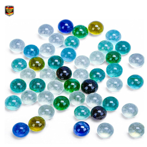 Glas murmeln stk bunt - glas,