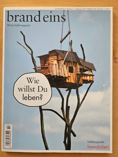 Brand eins heft oktober - oktober, 2015