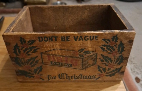 Vintage holz präsentationsbox - holz,