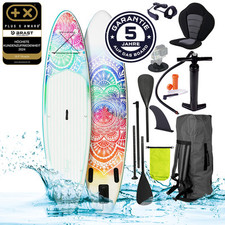 BRAST® SUP Board Lady | Aufblasbares Stand up Paddle Set für Frauen | 300cm