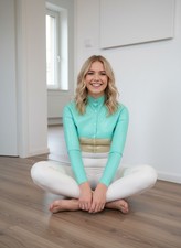 Latex Top Zweifarbig mit