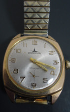 Herrenarmbanduhr Dugena Troupier Handaufzug AS 1130, funktioniert