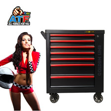 Werkstattwagen mit Seitentür, Werkbank Werkzeugwagen Werkzeugkiste abschließbar