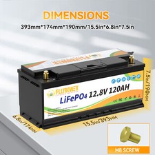 Lithium Batterie 12V 120Ah