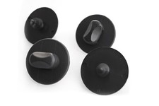 4 Fußmatten Halter Oval Öse