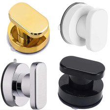 Abnehmbar Starke Saugnapf Glas Türgriffe Griff für Bad Dusche Glas Fenster WC