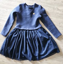 Dunkelblaues Mädchenkleid von