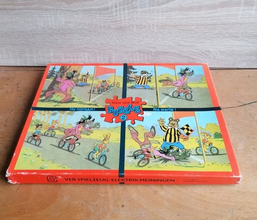 Ddr puzzle spiel hase und - ddr, wolf
