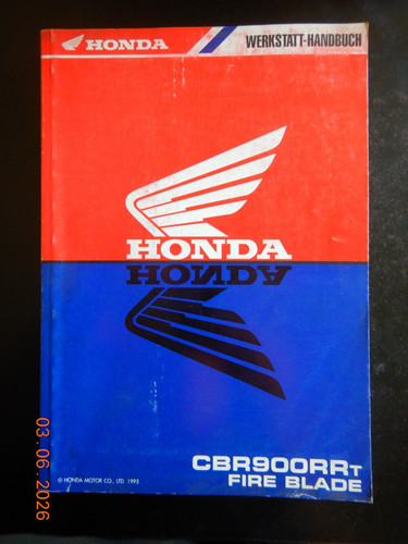 Werkstatthandbuch honda cbr900 - werkstatthandbuch,