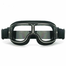 Motorradbrille für Brillenträger Fliegerbrille Boarder Retro Piloten Goggles @