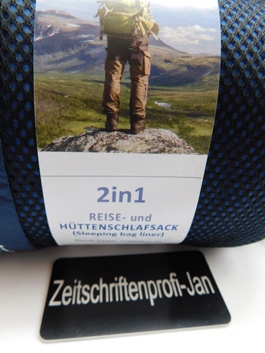 2in1 hüttenschlafsack ultra - 2in1,