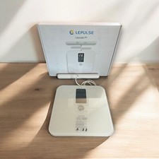 Körperfettwaage mit Handsensoren, Lepulse P1 Körperanalysewaage mit App