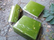 Kachelofen Kacheln grün