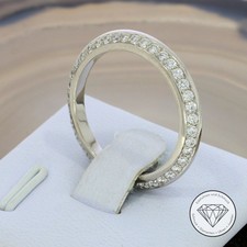 Wert 3.250,- Memory Brillant Design Ring 0,575 ct 750 / 18 Karat Weiß Gold xxyy
