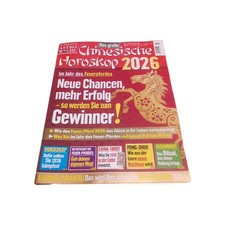 Chinesische Horoskop 2026 Zeitschrift Magazin Zeitschrift Heft NEU & ungelesen