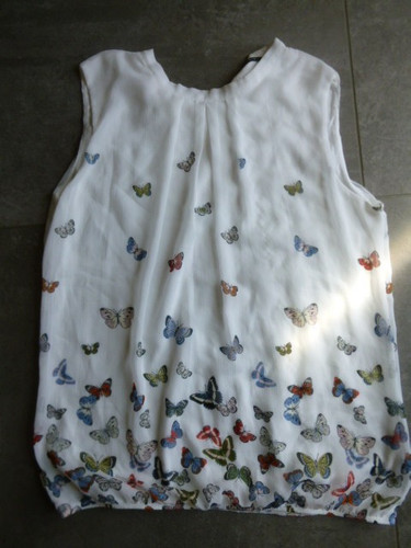 Zero chiffon bluse top - zero, da.