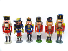 6 x Erzgebirge Nussknacker