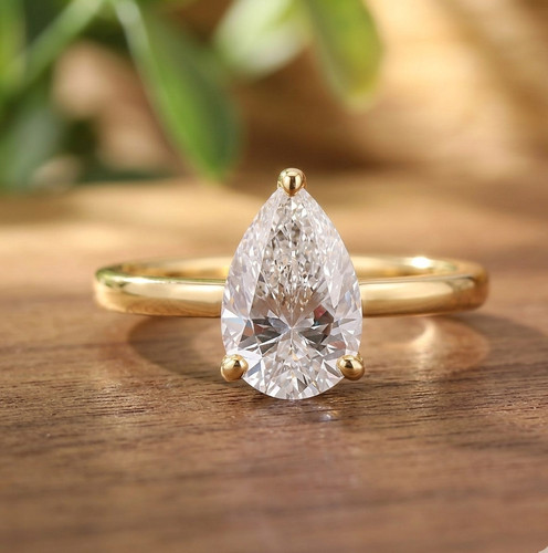 Damen diamant ring birne - diamant,