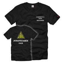 PERSONALISIERT Pyrotechnik Feuerwerk Spezialeffekte Pyrotechniker T-Shirt#37836
