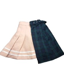 2 elegante festliche Damenröcke, dunkelblau Grün, rosa Gr.36