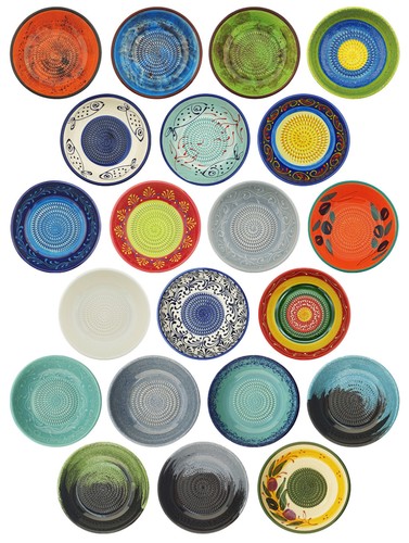 Mediterrane reibeschale mit - reibeschale,