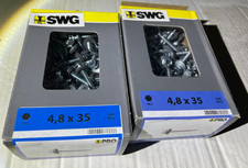 Bohrschrauben  / SWG / 4,8x35mm / 2 x 100Stück / verzinkt / H2SimReg5K1