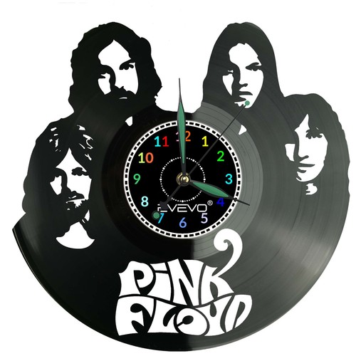 Pink floyd vinyl wanduhr - pink,