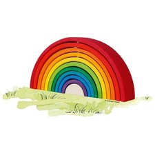 Großer bunter regenbogen von - großer,