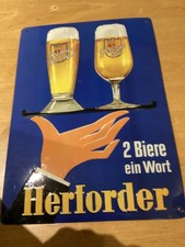 Werbeschild Blechschild Herforder