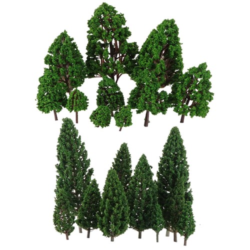 Miniatur bäume set - bäume, modellbau