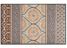 SCHMUTZFANGMATTE grau-sand-terra LÄUFER ~ VORLEGER Gr.50x75 cm NEU