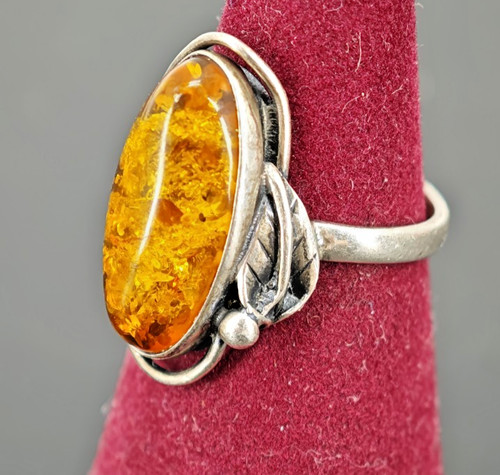 043 schöner bernstein ring - nr.043,