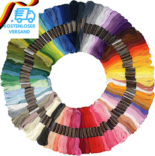 100 farben stickgarn - 100,