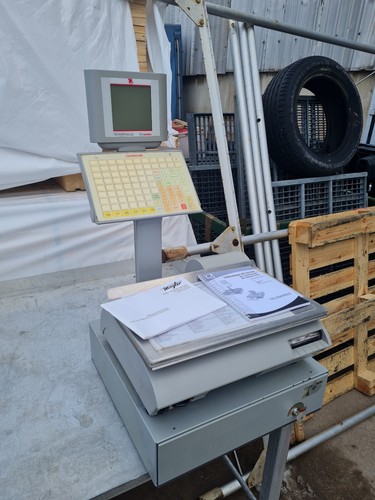 Profi metzger fleischer - metzger, waage