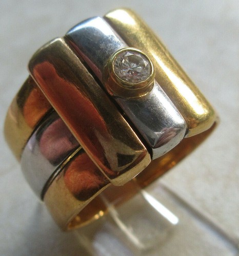 Edler tricolor ring gold - edler,
