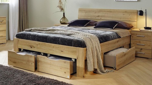 Bett doppelbett flexx - flexx, eiche