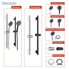 Decaura Handbrause Duschstange